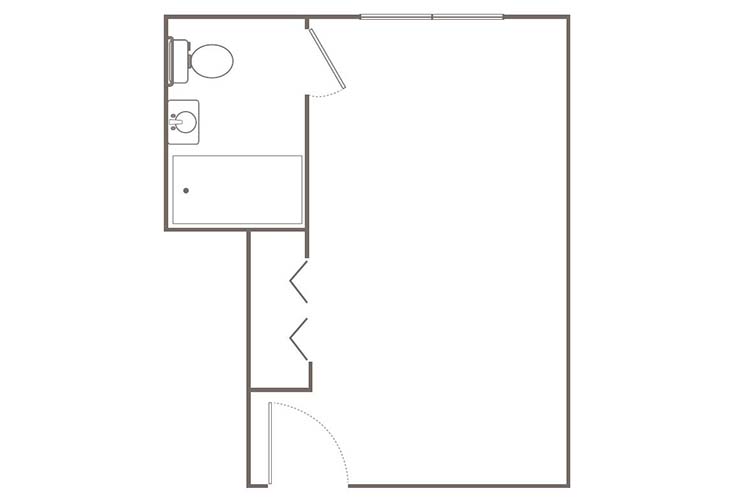 Floor plan: Premium Studio