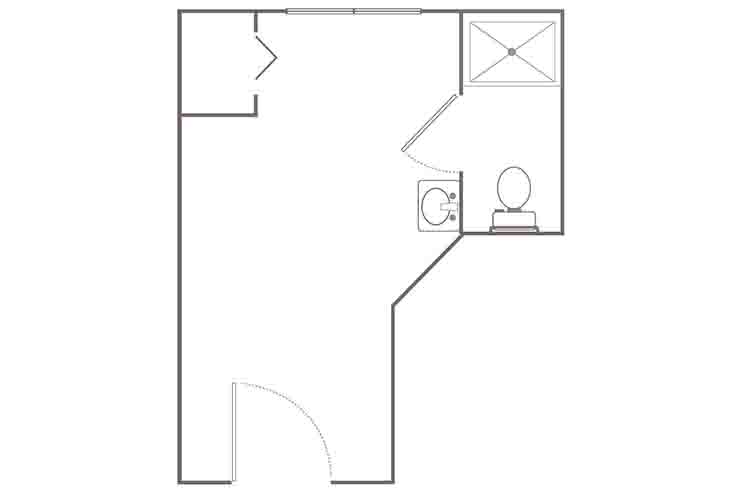 Floor plan: Studio Petite