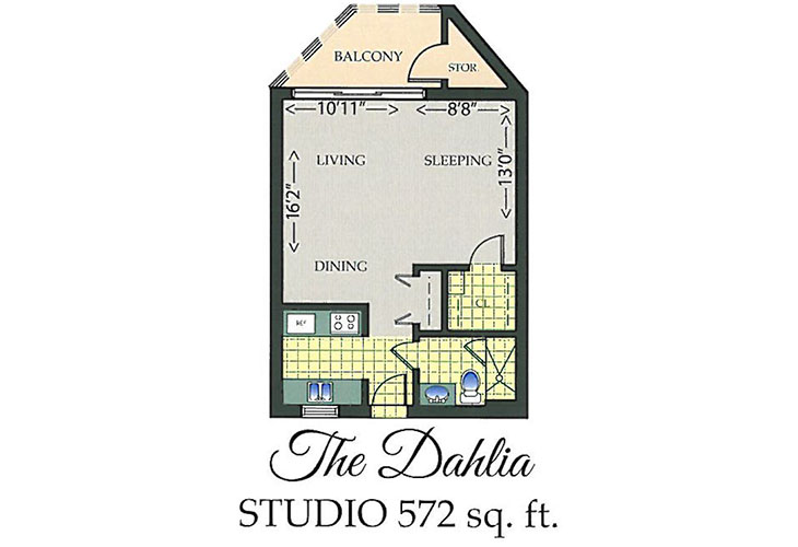 Floor plan: The Dahlia
