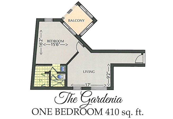 Floor plan: The Gardenia