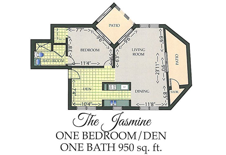 Floor plan: The Jasmine