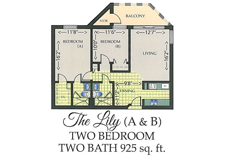 Floor plan: The Lily