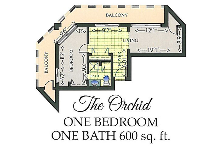 Floor plan: The Orchid