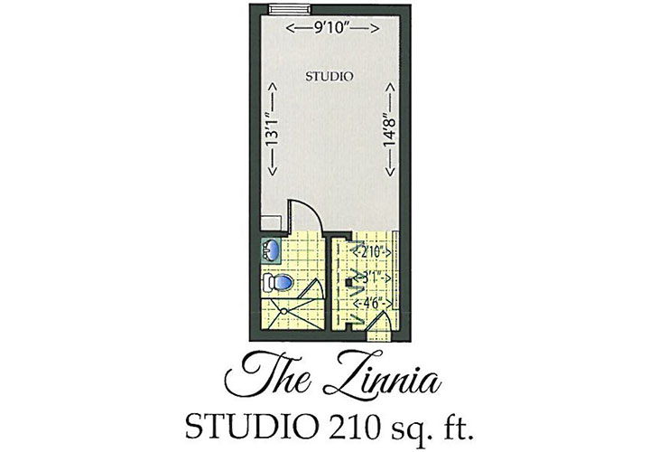Floor plan: The Zinnia