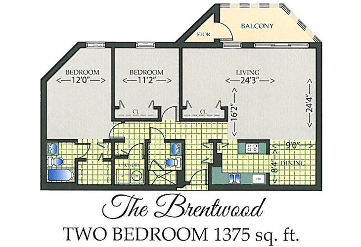 Floor plan: The Brentwood