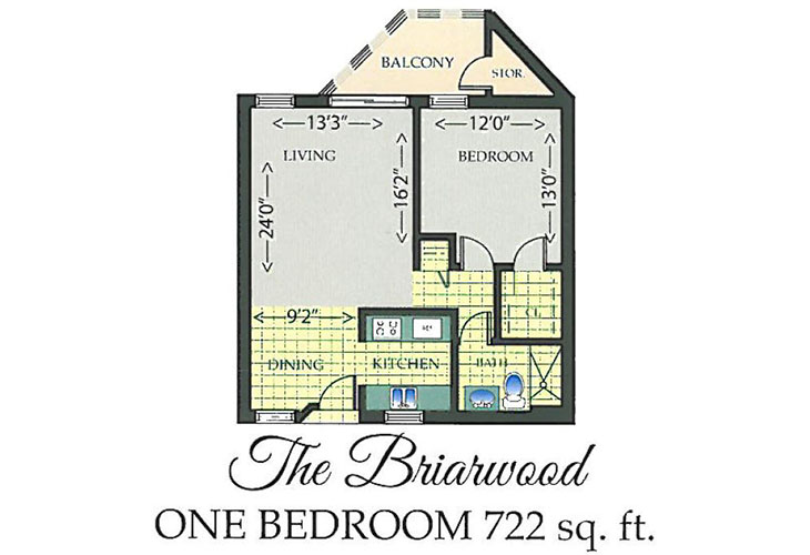 Floor plan: The Briarwood
