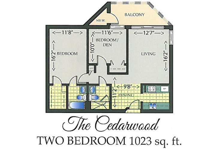 Floor plan: The Cedarwood