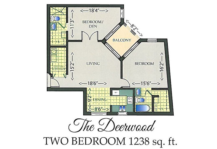 Floor plan: The Deerwood