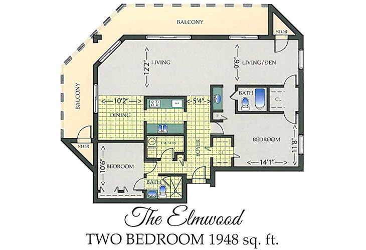 Floor plan: The Elmwood