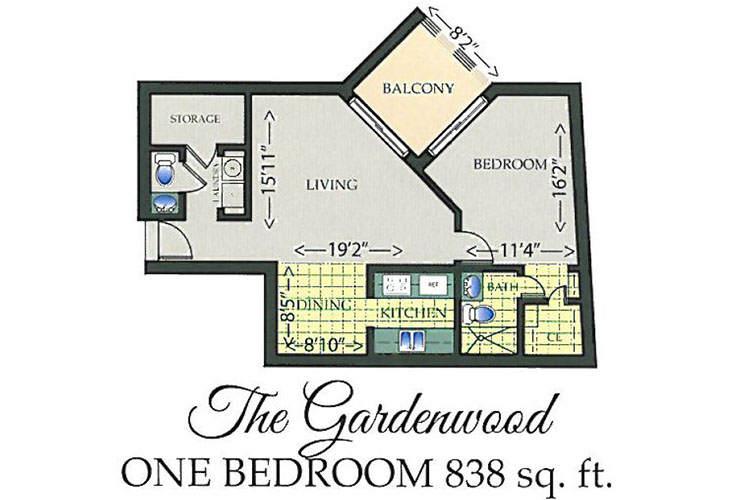 Floor plan: The Gardenwood