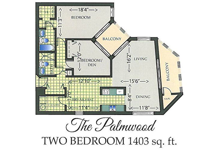 Floor plan: The Palmwood