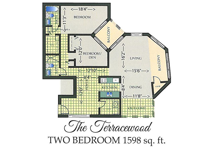 Floor plan: The Terracewood