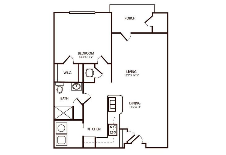 Floor plan: Blaze Suite