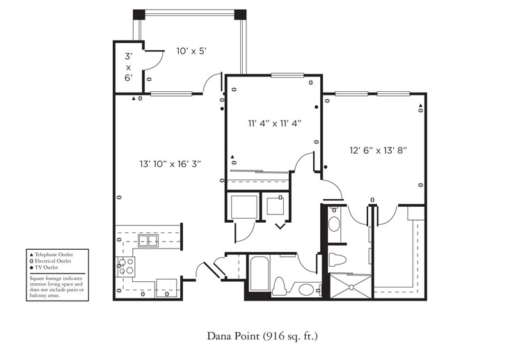 Floor plan: Dana Point