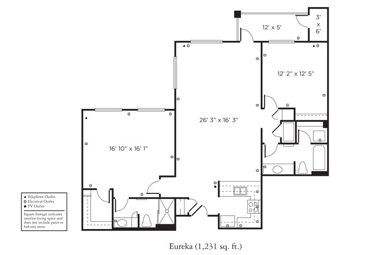 Floor plan: Eureka