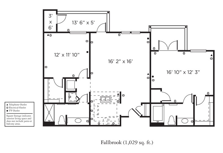Floor plan: Fallbrook