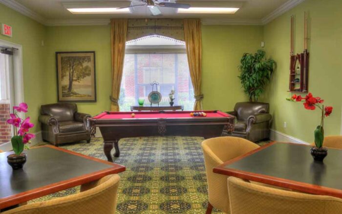 Billiard room