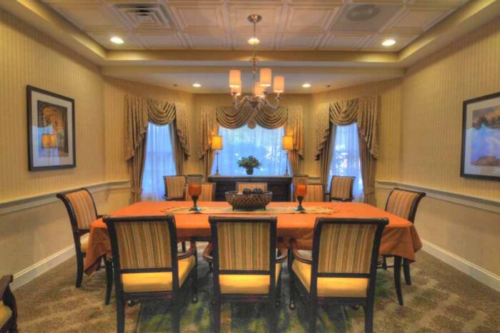 Private dining room