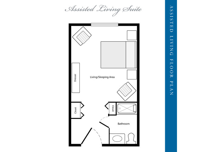Floor plan: Assisted Living Suite