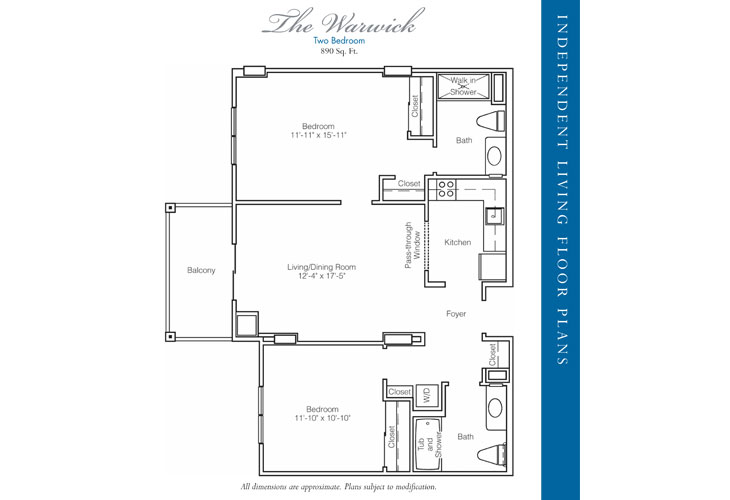 Floor plan: The Warwick