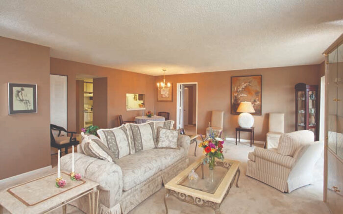 Model living room