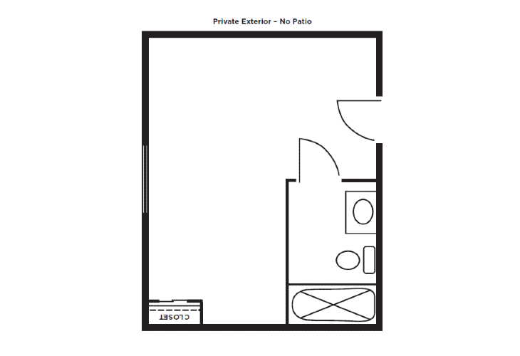Floor plan: Studio Apartment