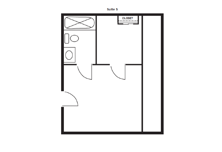 Floor plan: Studio S Apartment