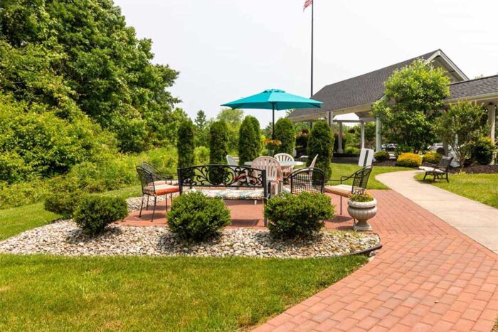 Patio tables and chairs