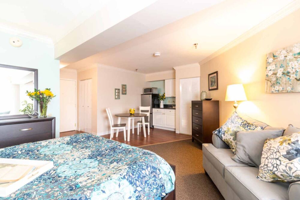 Voorhees Senior Living Model apartment