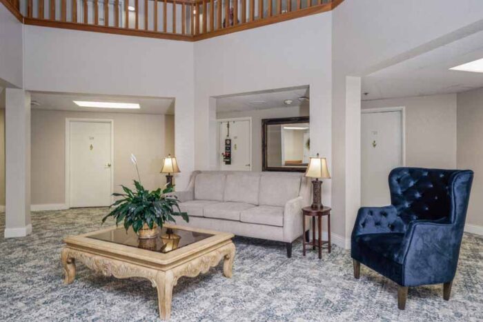 Lobby and reception area