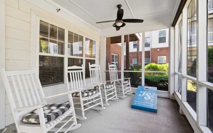 outdoor seating