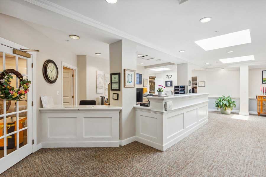 Concierge Desk at HeartLands Senior Living Village at Ellicott City