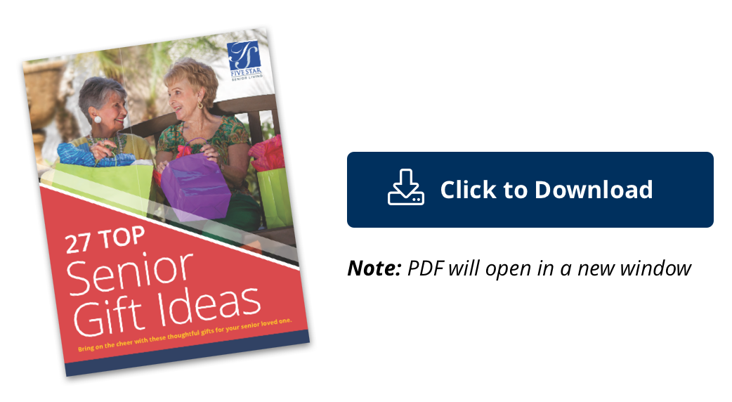 DOWNLOAD: Senior Gift Guide e-Book