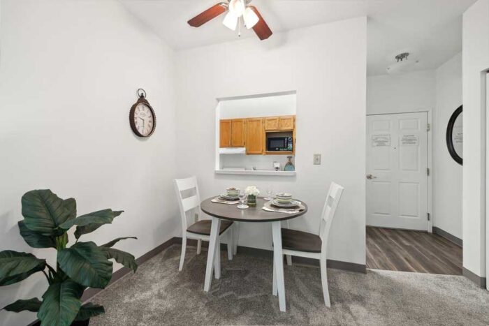 Model Apartment Dining Area