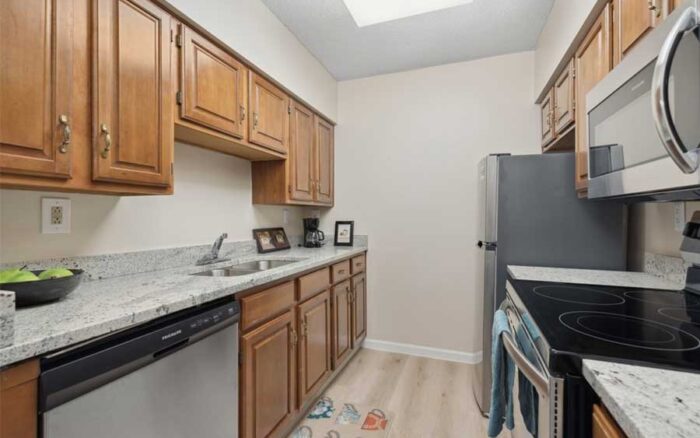 Independent Living Model Apartment Kitchen