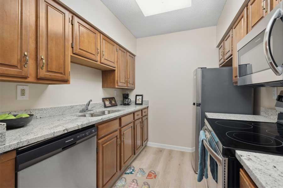 Independent Living Model Apartment Kitchen