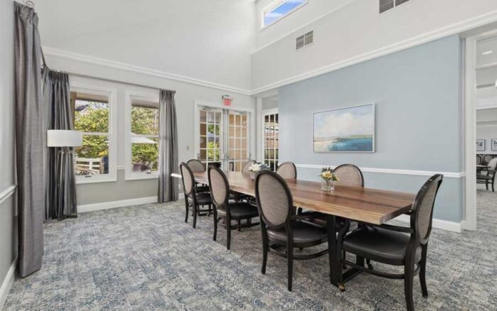 Independent Living Private Dining Room