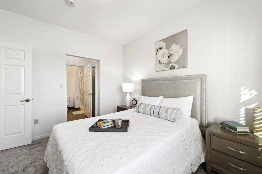 Model Apartment Bedroom at Smith Farms Manor