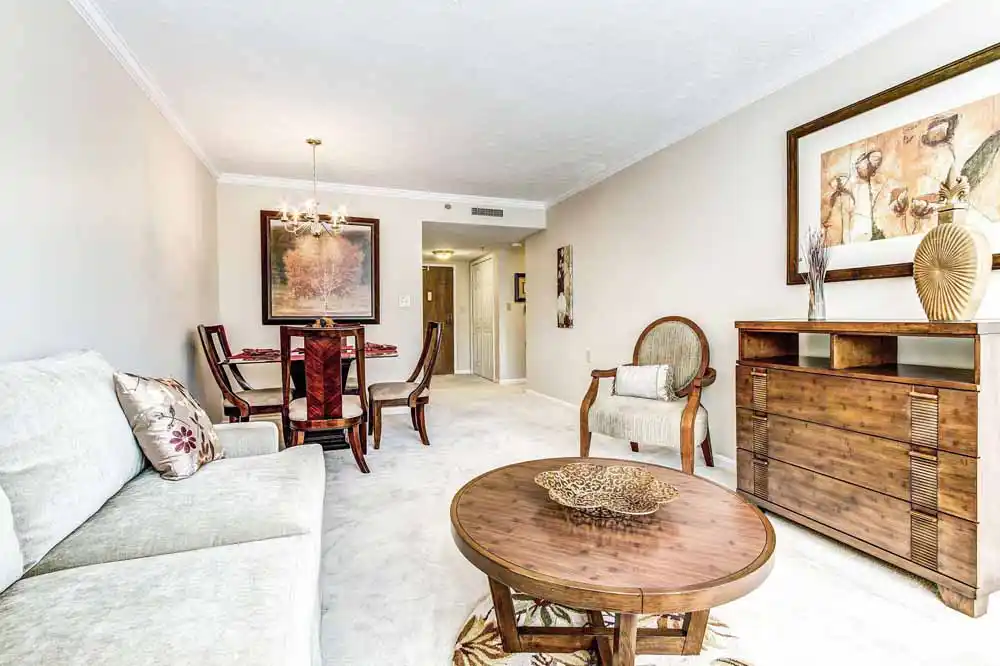 Model apartment at The Forum at Brookside