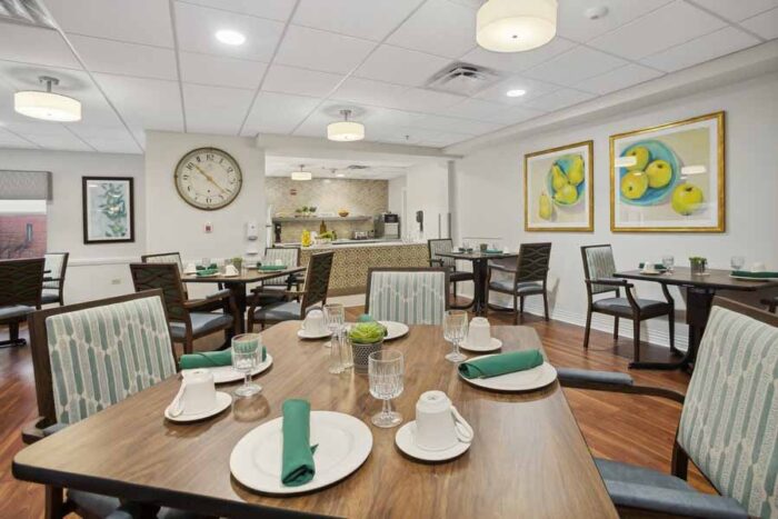 Memory Care Community Dining Room