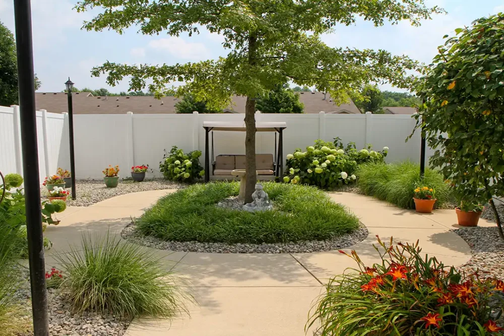 Memory Care Courtyard at Five Star Residences of Noblesville