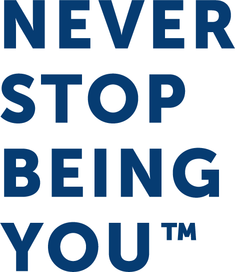 Never Stop Being You logo
