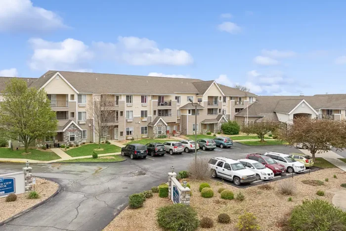 Aerial View of College View Manor senior living community