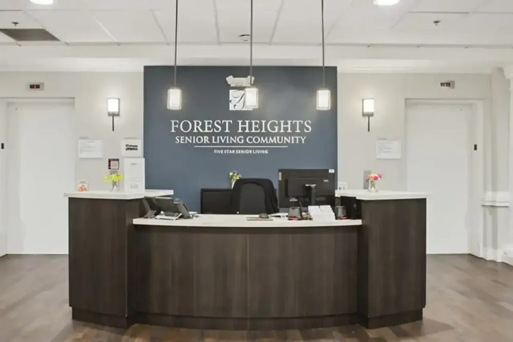 Forest Heights Senior Living Community Concierge Desk
