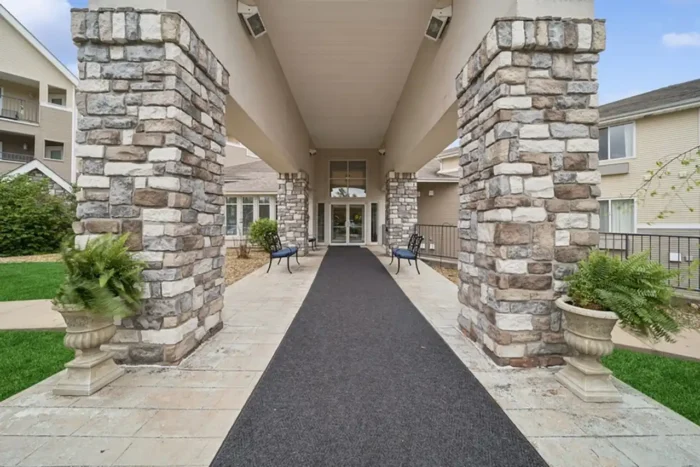 Aerial View of College View Manor senior living community