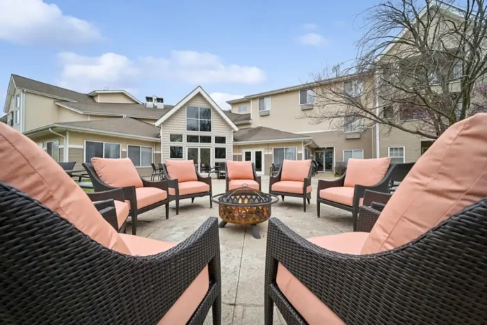 Aerial View of College View Manor senior living community