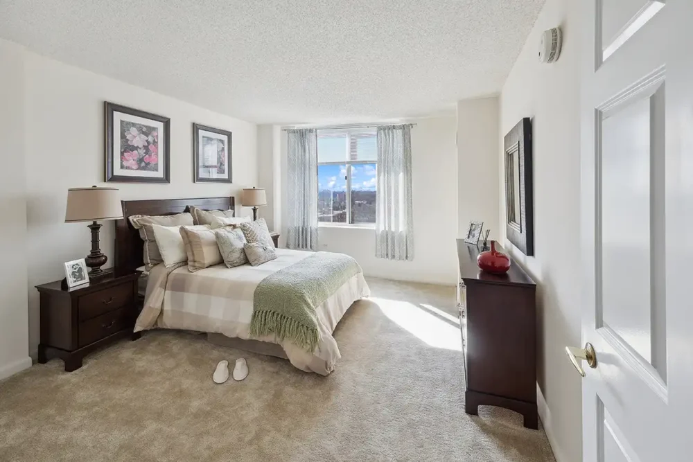 Model One Bedroom Apartment Bedroom – Independent Living