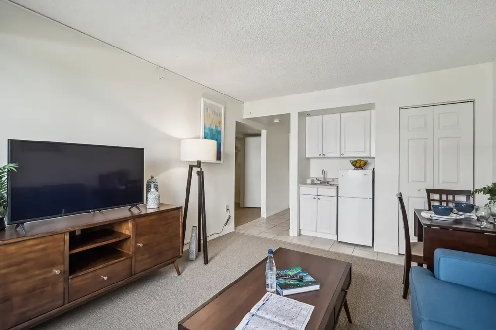 Model One Bedroom Apartment Kitchenette - Assisted Living