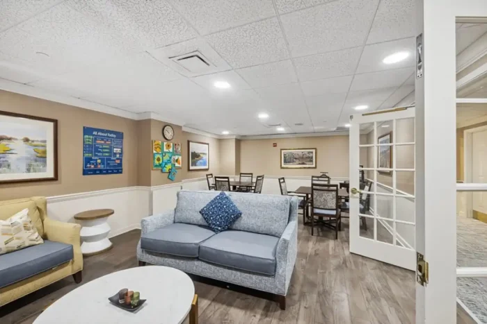 Walking Path and Outdoor Sitting Area
