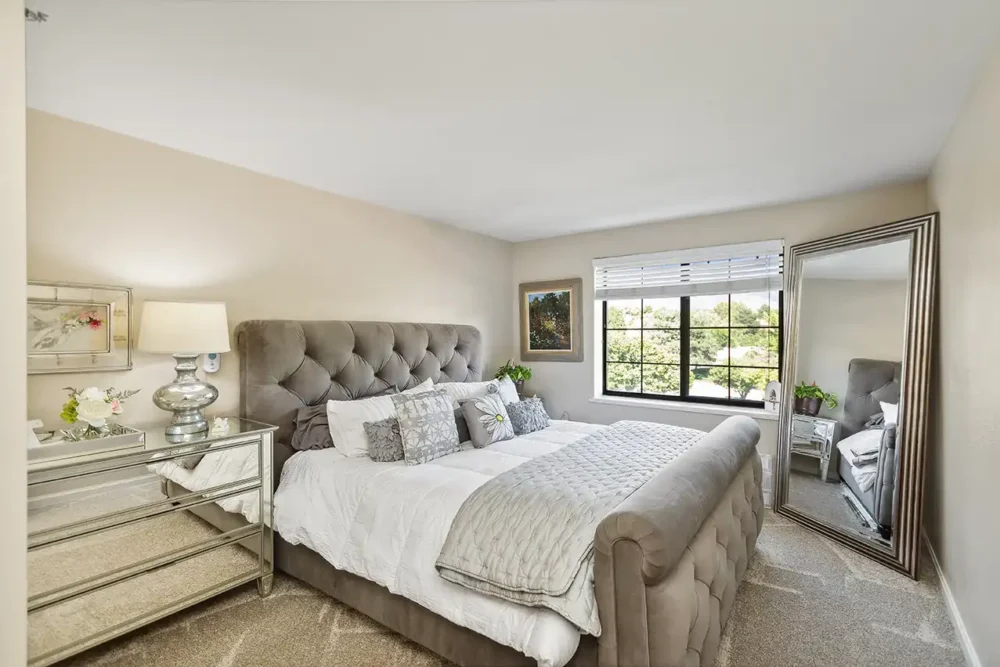 Model One Bedroom Apartment Bedroom – Independent Living